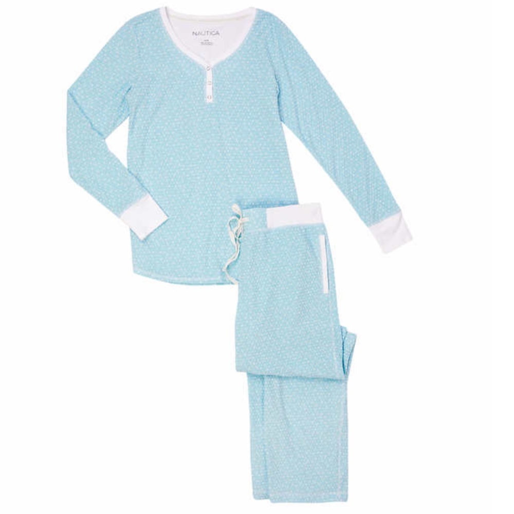 LAST TWO!  Nautica Women's 2 Piece Pajamas Set PJs - Picture 5 of 8